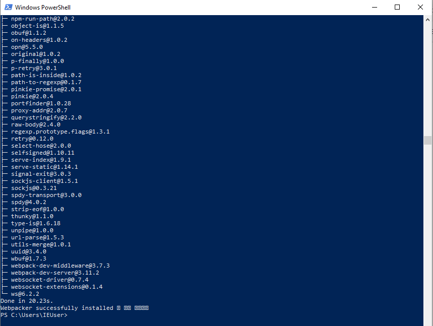 PowerShell after packages installed with winget